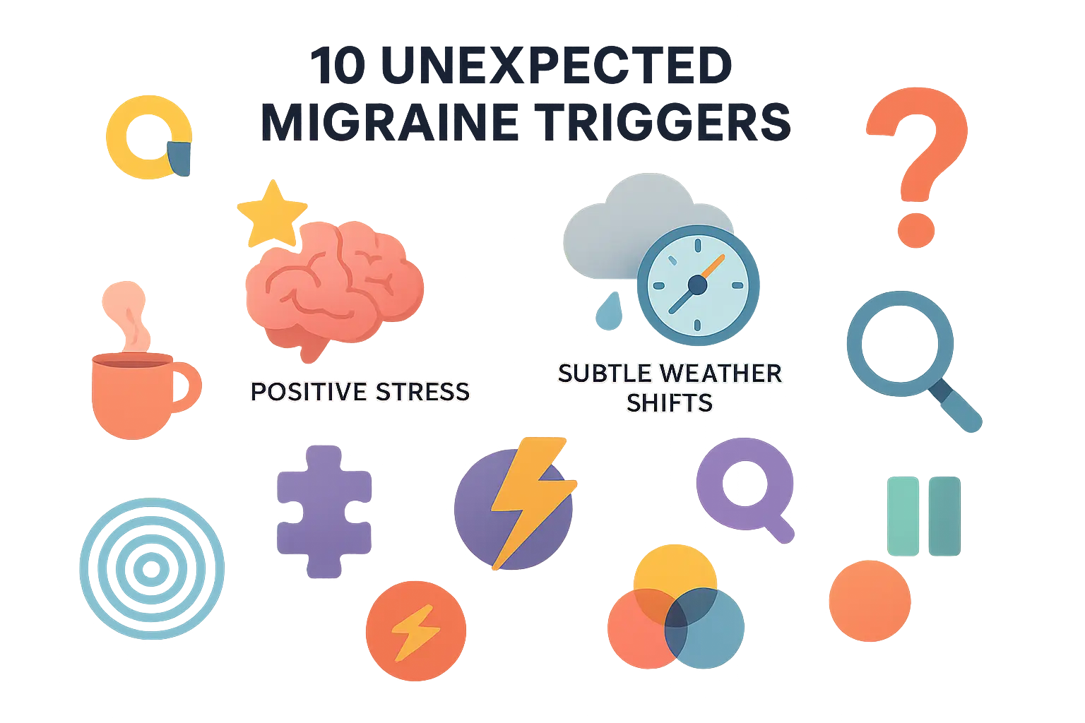 <strong>10 unexpected migraine triggers</strong>